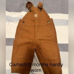 Carhartt Infant Overalls in Brown